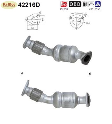 Katalysator audi b6 a6 - audi, a4